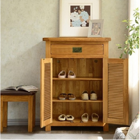 Rustic Oak : Tủ Giày Gỗ Sồi - 60cm 